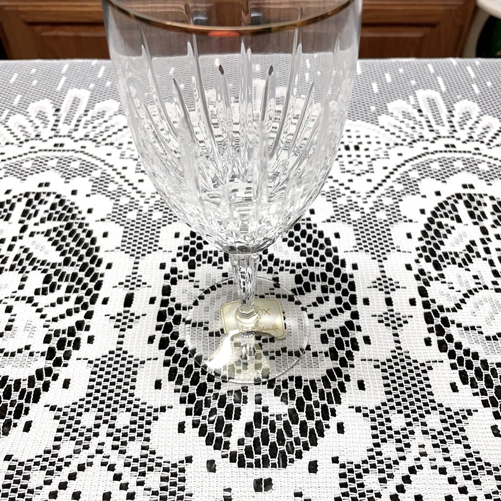 Vintage Lenox Iced Beverage Glass Clarity Gold